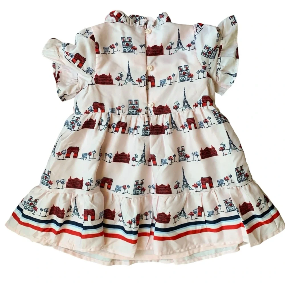 Janie and Jack Paris Patterned Dress NWT